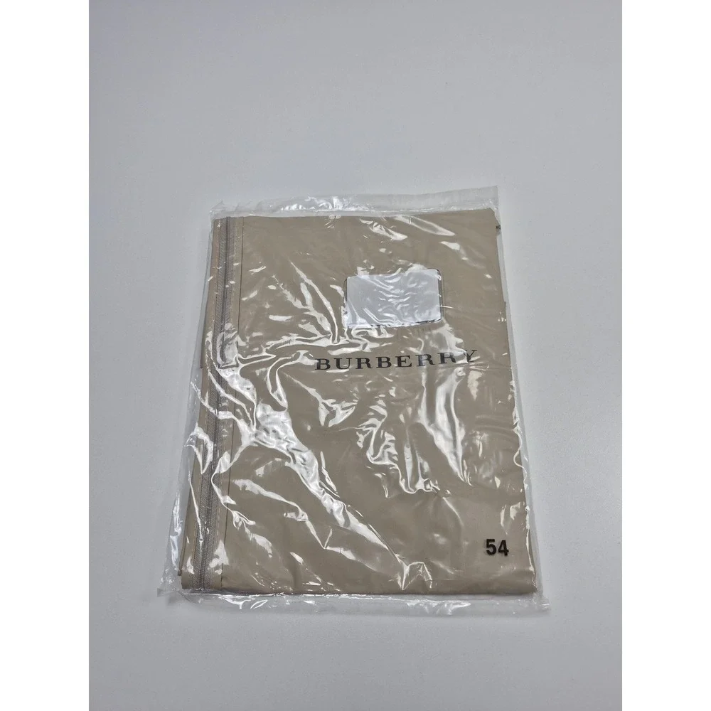 Burberry Beige Garment Bag Size 54 Zipper Suit Cover Travel Storage Luggage